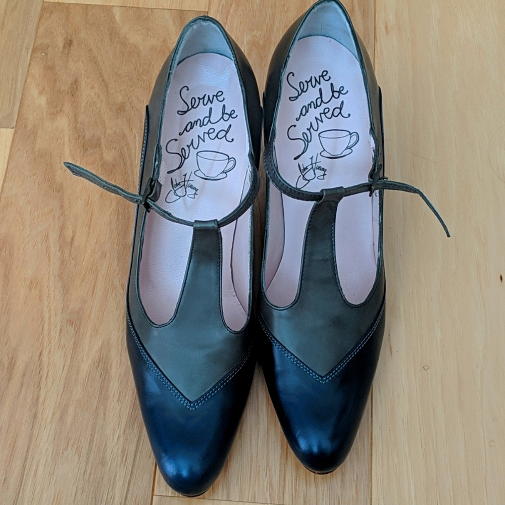 John Fluevog Sencha retro heels size 7.5